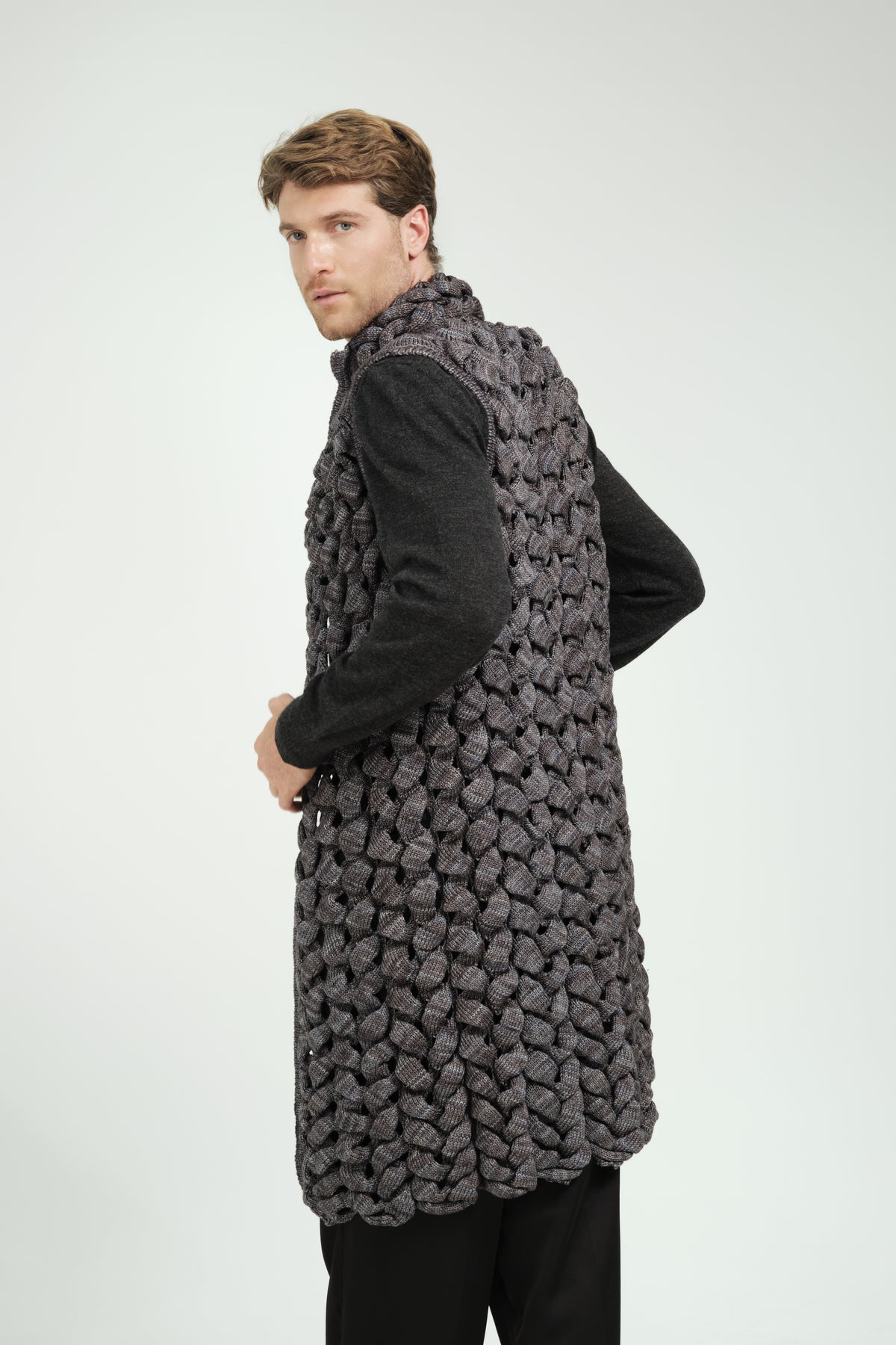 Sasha Men's Vest Denim