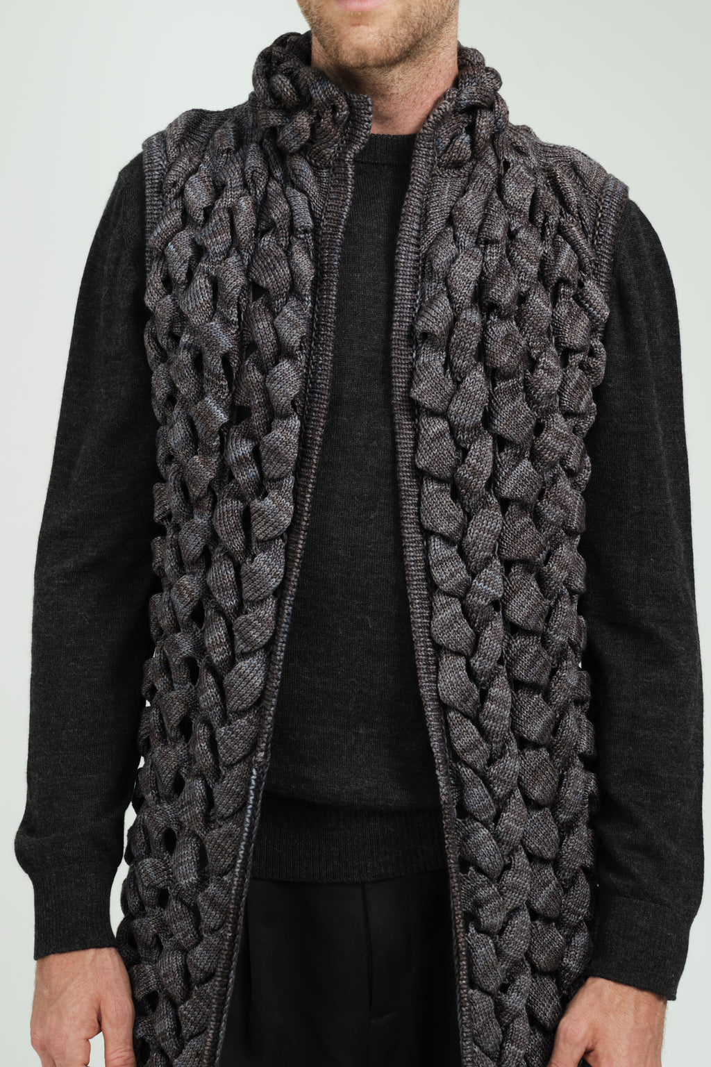 Sasha Men's Vest Denim