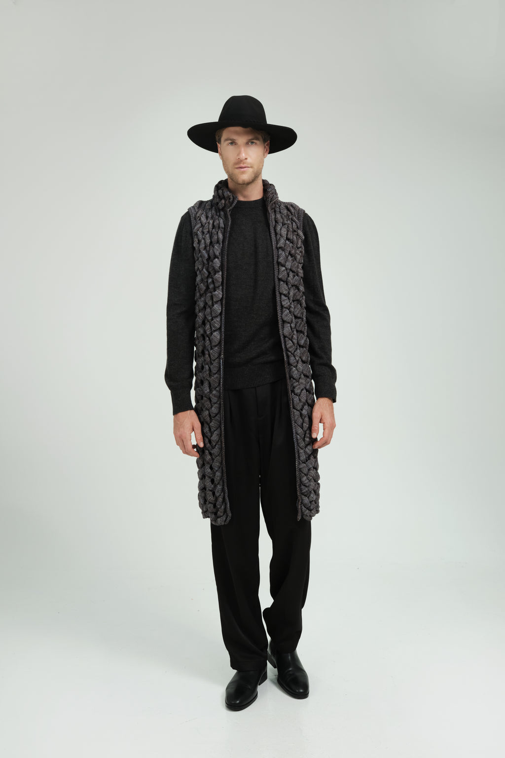 Sasha Men's Vest Denim