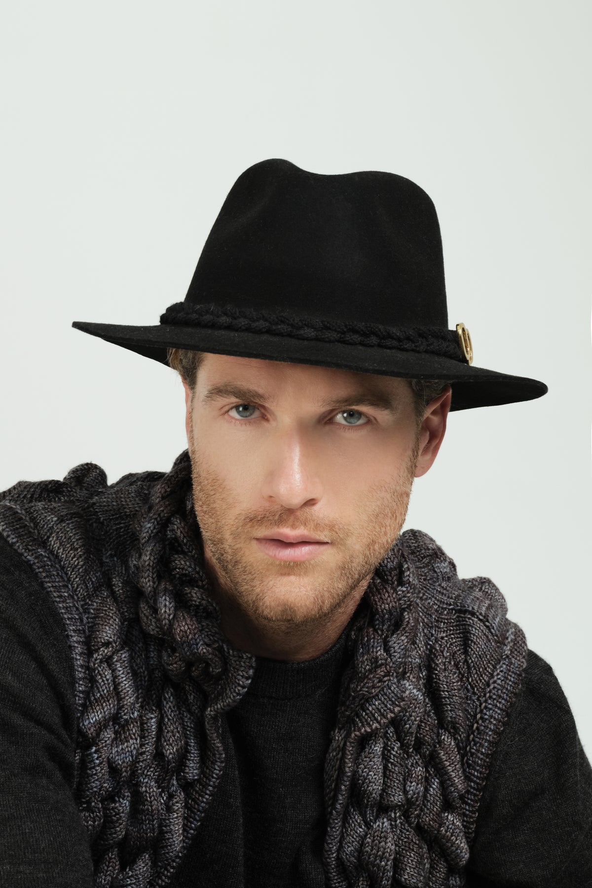 Short Fedora Hat Chornyi