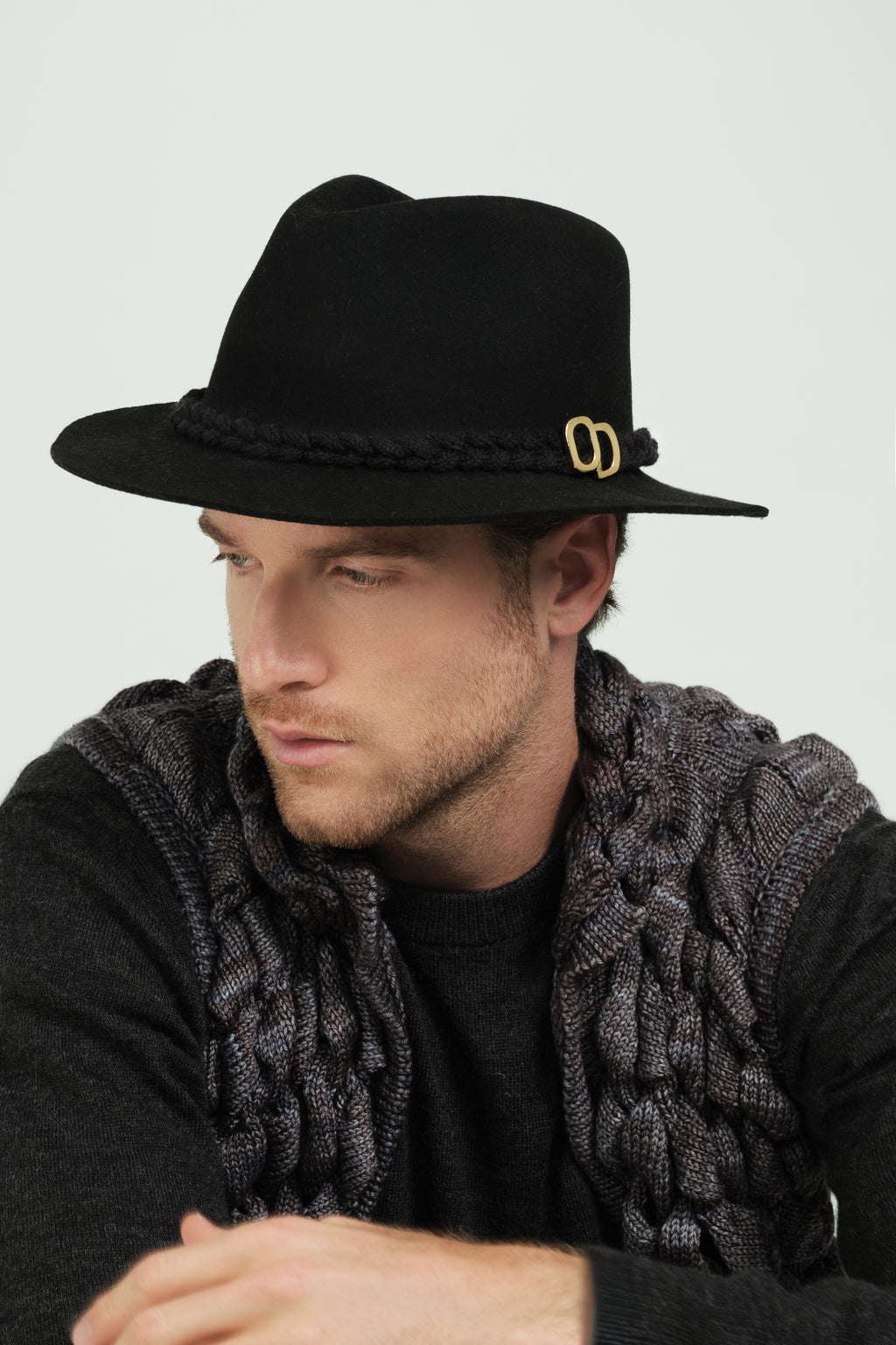 Short Fedora Hat Chornyi