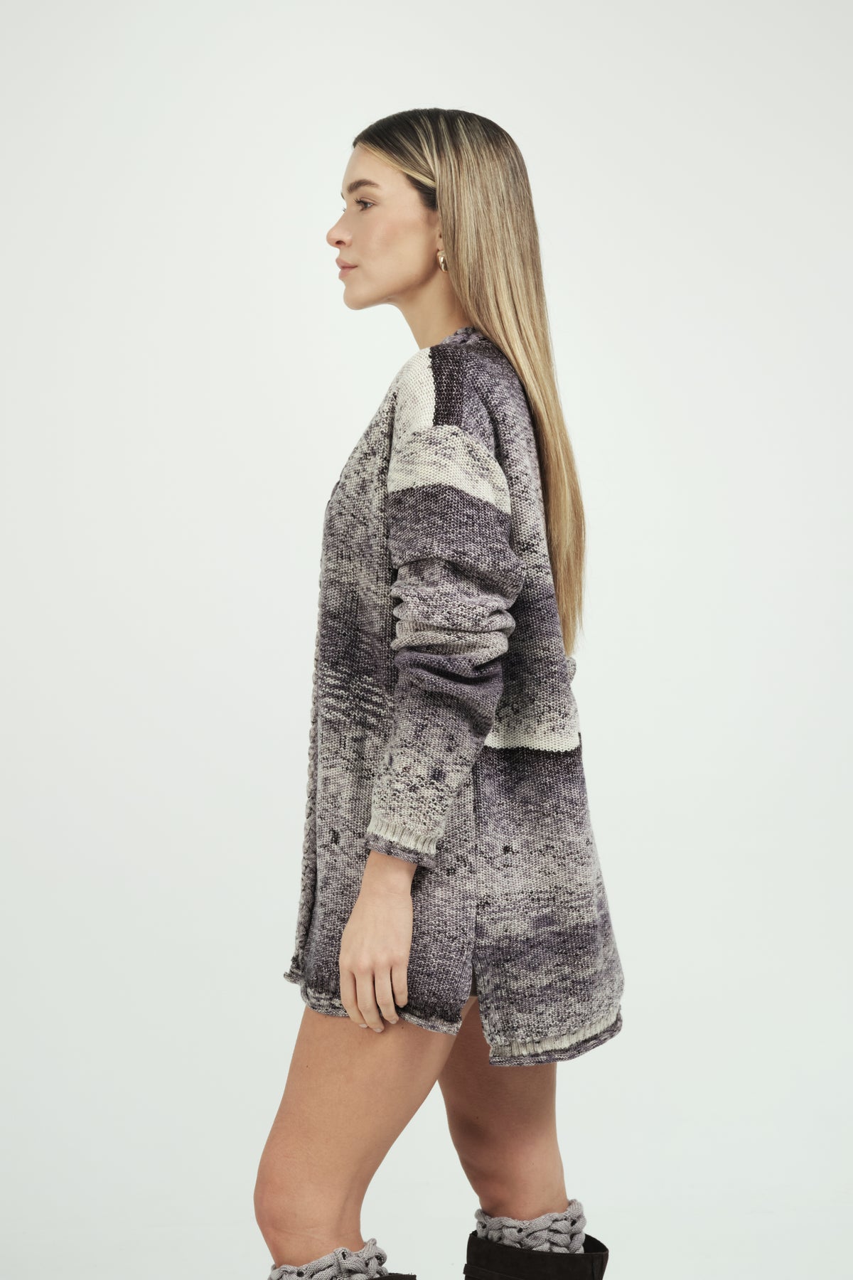 Tressia Women's Cardigan Metamorphosis Grey